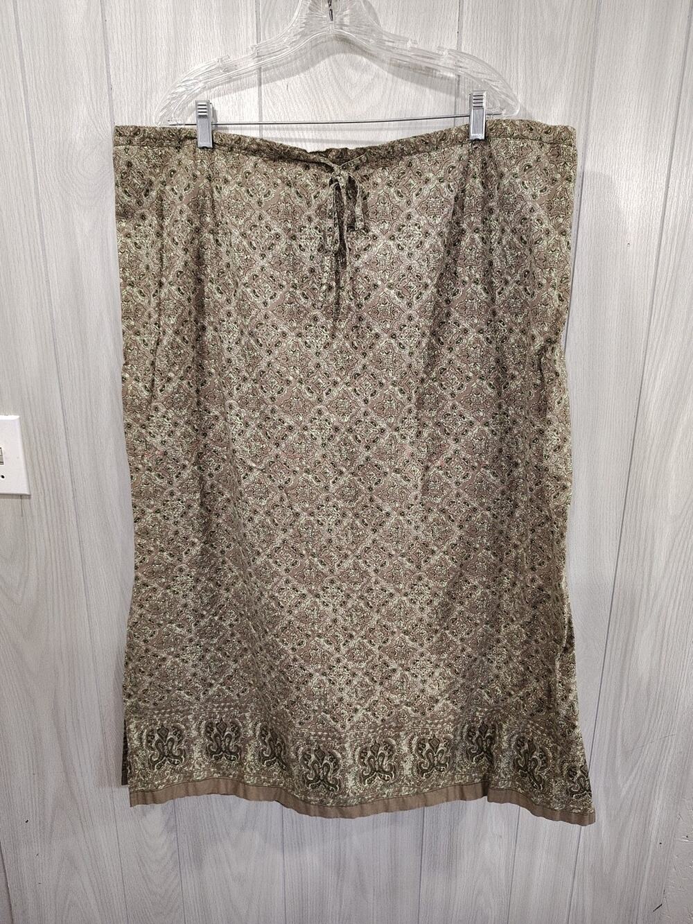 Women's Venezia Maxi Skirt Plus Size 26/28 Peasant Cottage Prairie Casual Boho
